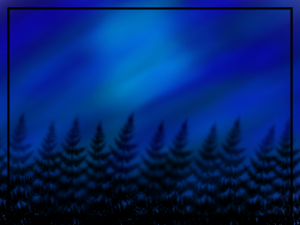 ночной лес