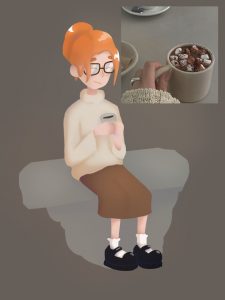 Зефирки с кофе
